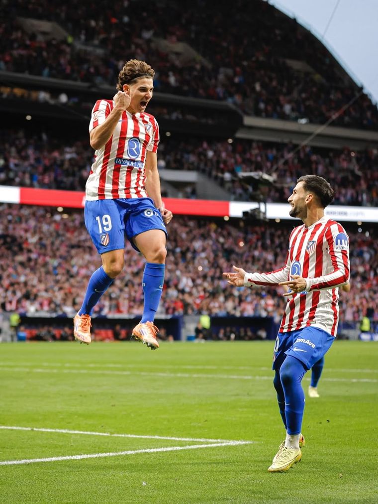 El delantero argentino atraviesa un momento brillante en el Atlético de Madrid. El delantero argentino atraviesa un momento brillante en el Atlético de Madrid.
