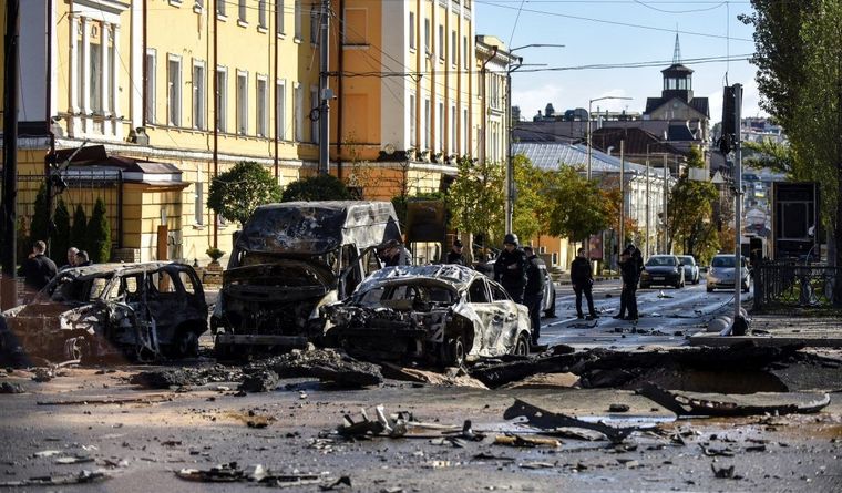 bombardeo de Rusia Rusia ha vuelto a lanzar misiles cruceros y balísticos. Foto: Efe.
