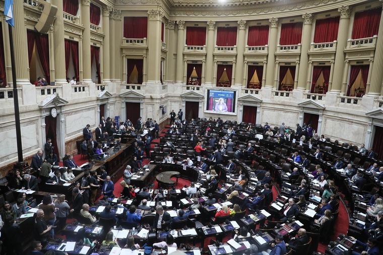 Sesión La sesión está prevista para el miércoles a las 12. Crédito: Diputados Foto: Prensa HCDN