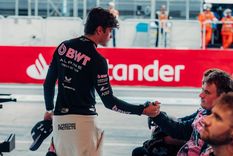 El auto de Colapinto sufrió daños importantes.