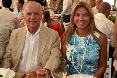 Alejandro y Bettina Bulgheroni en la Vendimia Solidaria 2018. Foto: ALF PONCE MERCADO / MDZ