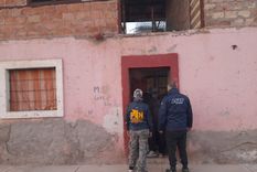 El trabajo de la Policía en uno de los domicilios Foto: Gobierno de Mendoza