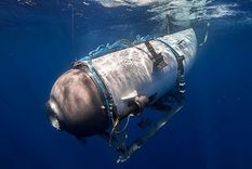 El sumergible perdido se conoce como Titan, y tiene la capacidad de transportar a cinco personas, el mismo número que actualmente se encuentra perdido Foto: OCEANGATE