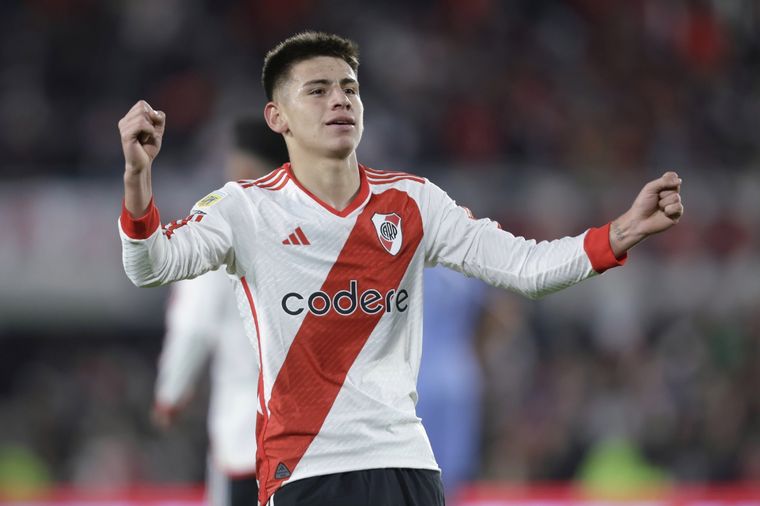 Echeverri será titular en River. Foto: FotoBaires