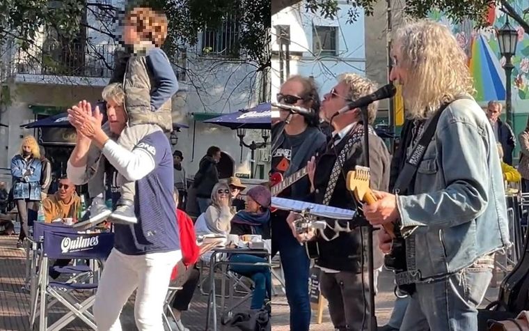 Juan Cruz se reencontró junto a su padre gracias a una canción viral. Foto: Captura Twitter