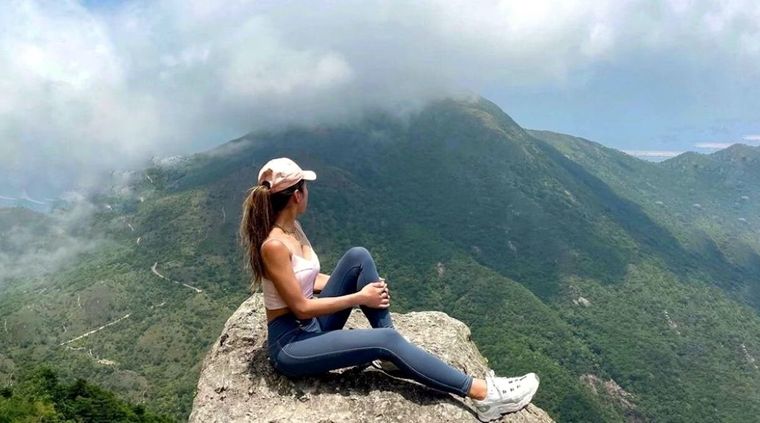 Sofia Cheung, en una de sus habituales poses. Foto: People.