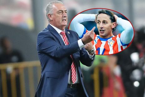 Gustavo Alfaro salió con los tapones de punta y bancó al jugador de River. Gustavo Alfaro salió con los tapones de punta y bancó al jugador de River.