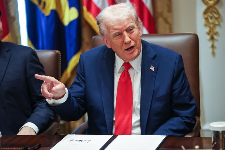 Donald Trump, presidente de Estados Unidos, dispuesto a la publicación de los archivos de Epstein. Foto Efe