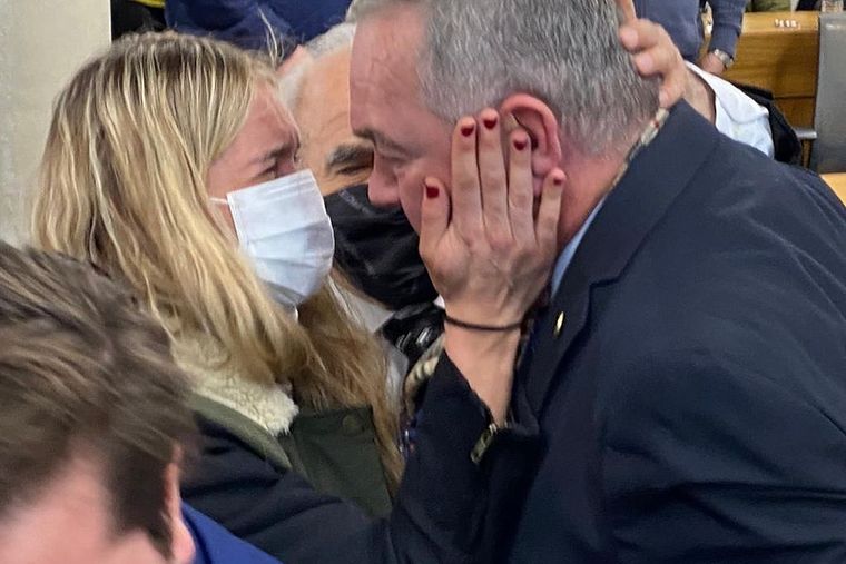 Así festejaban su absolución