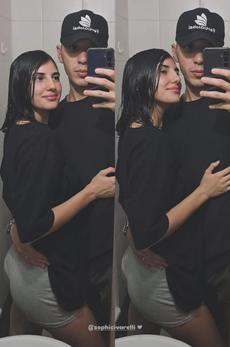 El último posteo que habia realizado Valentín junto a Sophia.