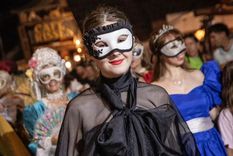 La magia veneciana en Villa General Belgrano fue uno de los más convocantes en este fin de semana largo de Carnaval Foto: Turismo Villa General Belgrano