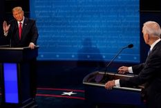 Era la última oportunidad de Trump y Biden para convencer a votantes indecisos en un formato televisivo de este tipo.