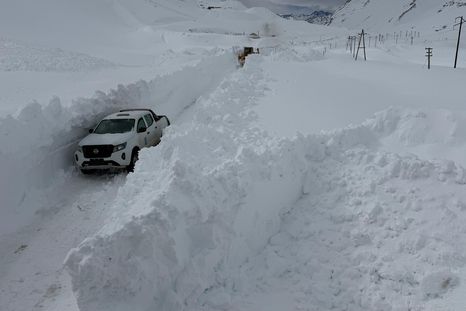 Las nevadas en Alta Montaña han sido históricas en Mendoza.&nbsp;