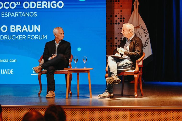 Eduardo Coco Oderigo, fundador de Los Espartanos Foto: Fundación Compromiso.