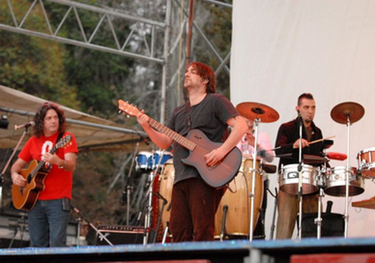 Vicentico fue la gran figura en el Parque. Foto: Nacho Gaffuri / MDZ
