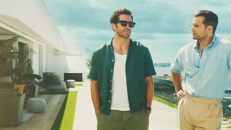 Jake Gyllenhaal y Henry Cavill protagonizan En la zona gris. Jake Gyllenhaal y Henry Cavill protagonizan En la zona gris.
