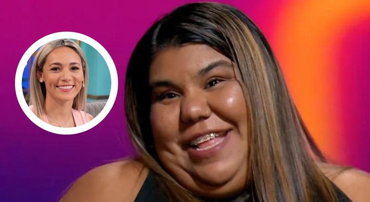 Camila Deniz, la hermana de Thiago Medina, le ganó un desafío a Rocío Oliva En Cuestión de Peso se enfrentaron y fue el comentario en redes sociales