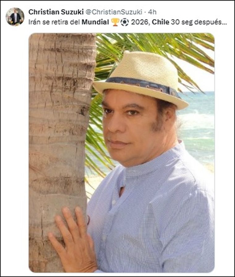 Los memes contra Chile tras la baja de Irán del Mundial 2026. Los memes contra Chile tras la baja de Irán del Mundial 2026.