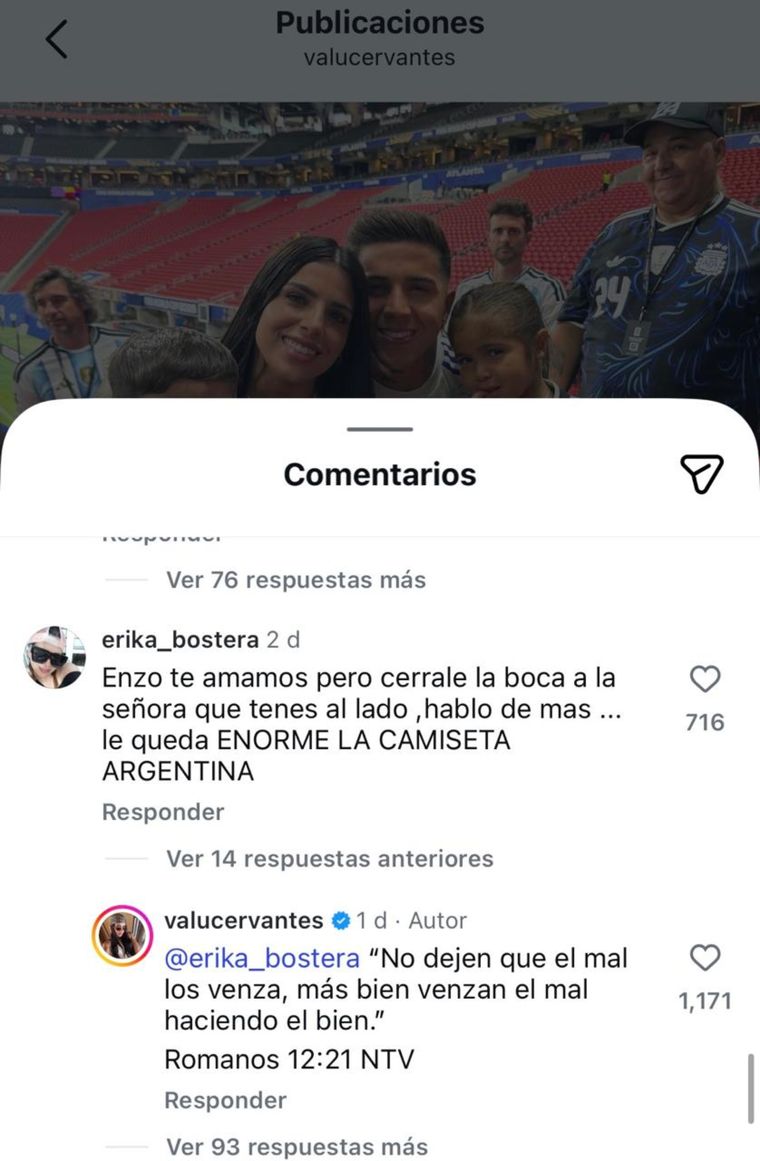 La modelo utilizó un pasaje religioso para responder de manera pacífica a las agresiones virtuales. La modelo utilizó un pasaje religioso para responder de manera pacífica a las agresiones virtuales. 