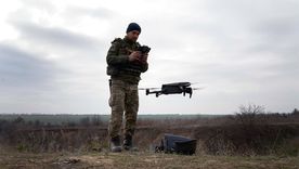 Los drones de Ucrania y de Rusia no dejan de impactar en esta larga guerra. Foto: Dpa.