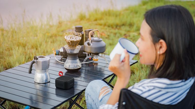 El parlante Bluetooth de la firma Philips ofrece autonom&iacute;a para reproducir m&uacute;sica en exteriores.