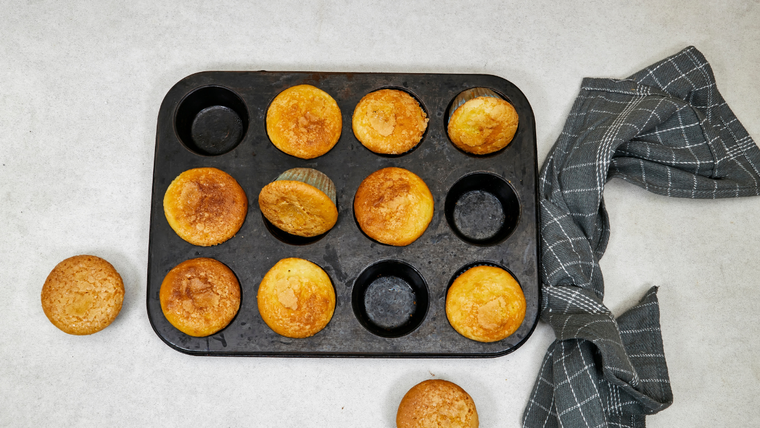 Receta de muffins de vainilla Receta de muffins de vainilla