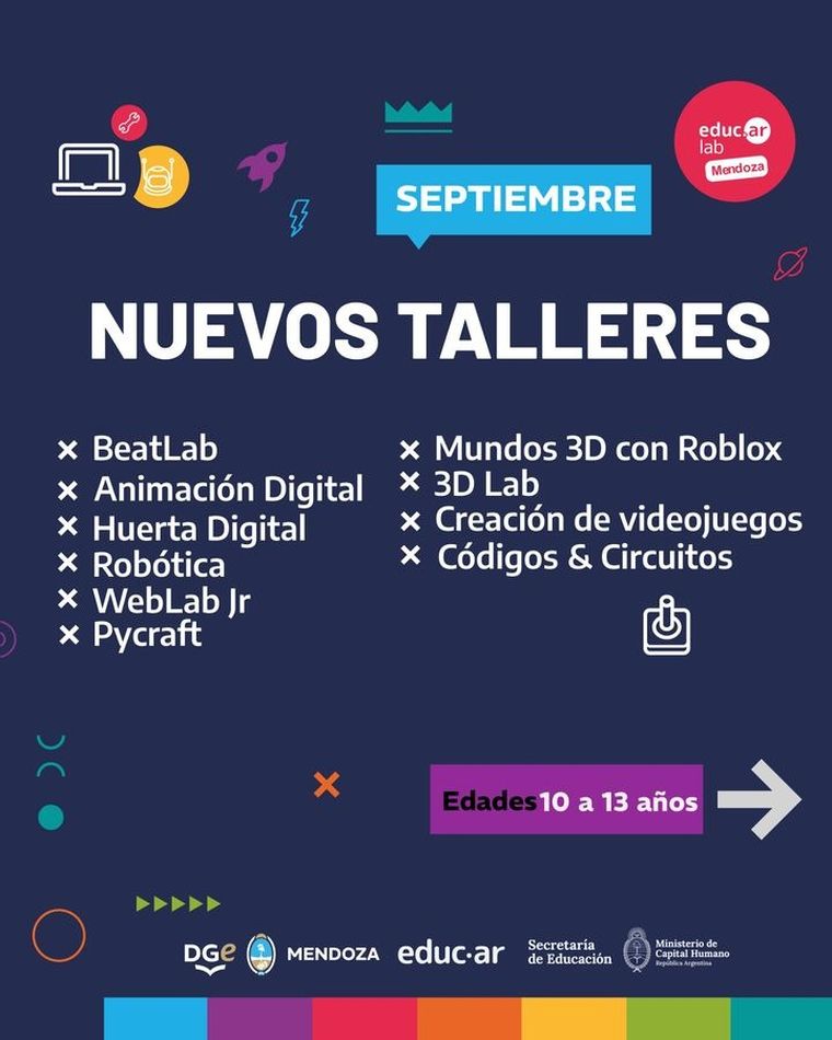 También se ofrece un taller en tecnología 3D, robótica y más. También se ofrece un taller en tecnología 3D, robótica y más.
