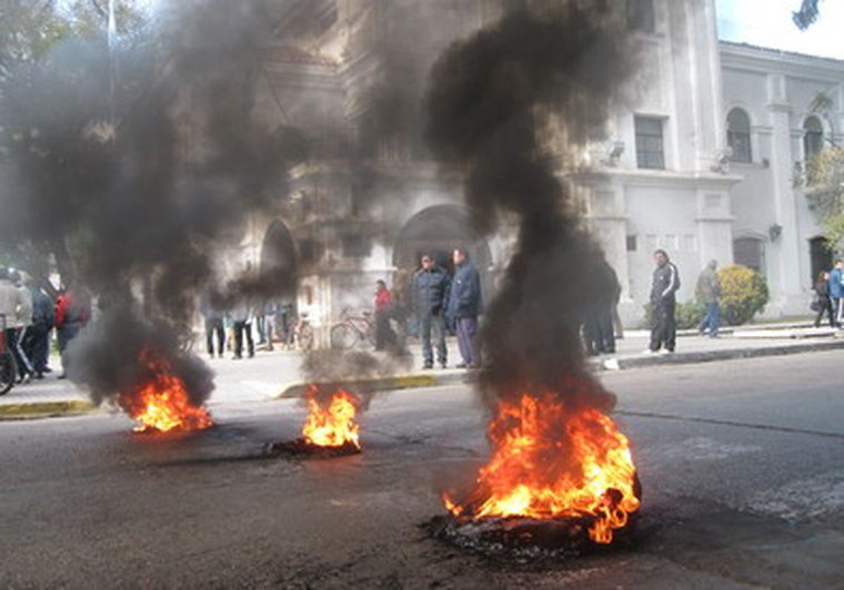 Imagen del mediodía en el centro de San Martín. Foto: Carlos Fernández / MDZ