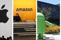 Estas tres gigantes tecnológicas y Microsoft ahora son el club del billón de dólares.