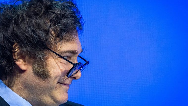 Javier Milei insiste con que Argentina está cerca de dolarizar. Los mercados lo miran de reojo Foto: EFE