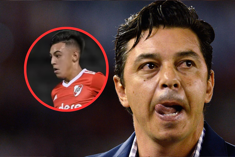 Gallardo y un conflicto en puerta con River por su hijo Matías