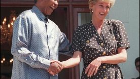 Nelson Mandela junto a Lady Di Foto: Biography