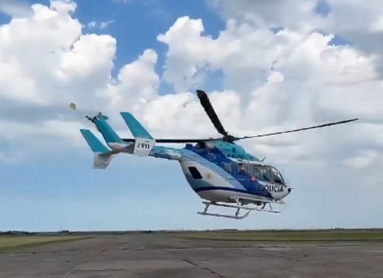 La mujer rescatada en el derrumbe de Villa Gesell fue trasladada a un hospital de Mar del Plata Foto: NA