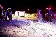 El menor dio varias vueltas y milagrosamente sólo sufrió lesiones leves. Foto: Catriel25Online El menor dio varias vueltas y milagrosamente sólo sufrió lesiones leves. Foto: Catriel25Online