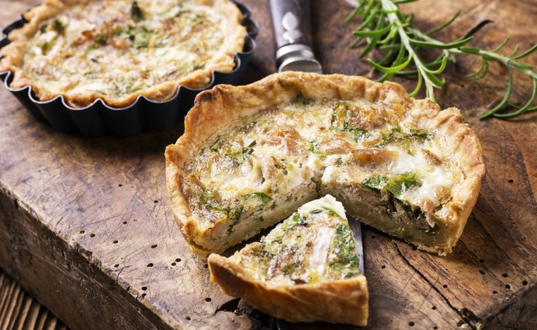 Tarta de atún Una receta simple y en pocos minutos para disfrutar en el almuerzo Foto: Shutterstock