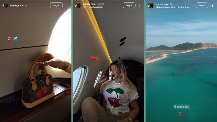 Las referencias de Wanda en su cuenta de Instagram Las referencias de Wanda en su cuenta de Instagram
