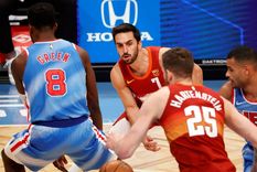 una fantasia de campazzo, elegida como la mejor jugada del dia