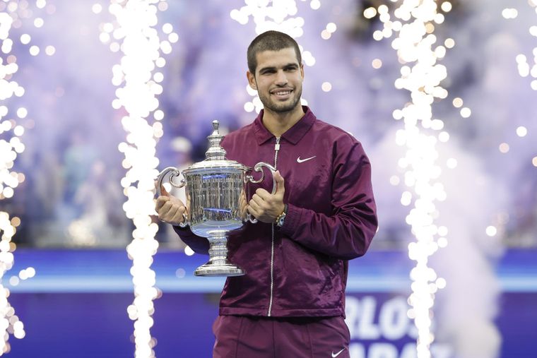 El español Carlos Alcaraz tuvo una magnífica actuación y se consagró campeón del US Open por segunda vez en su carrera.