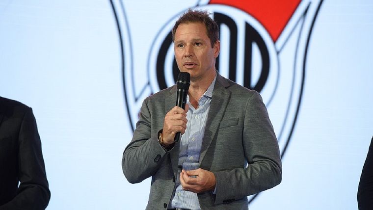 Jorge Brito, presidente de River Plate. Foto: @RiverPlate