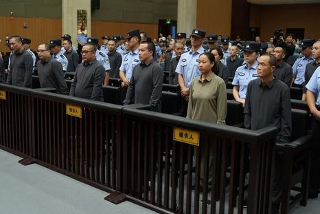 Un total de 39 miembros de la familia Ming fueron condenados el lunes.