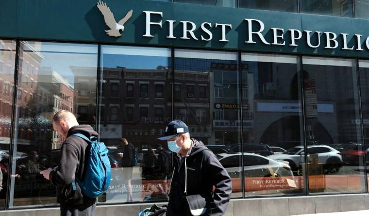 First Republic Bank El banco se desplomó en Wall Street. Foto: SPlatt/Afp