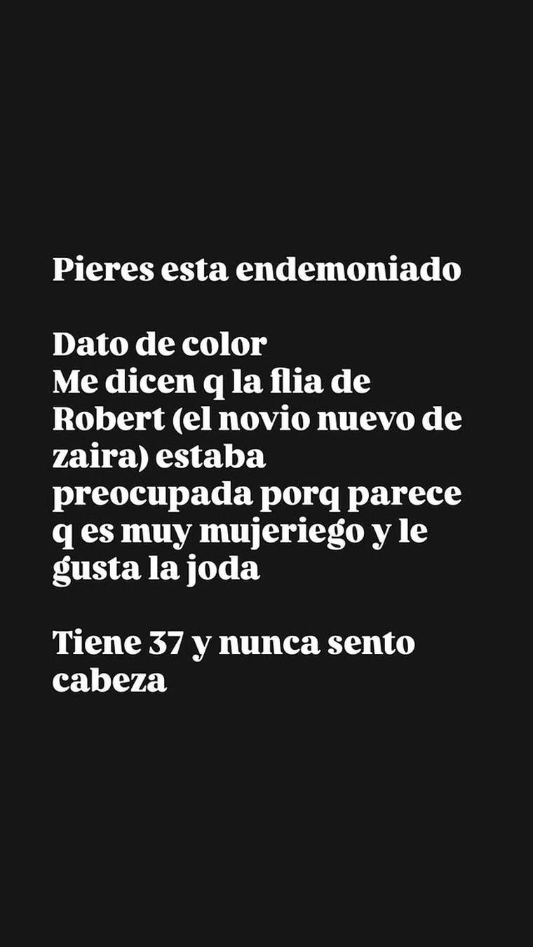 Yanina Latorre cuenta la situación. Créditos: Instagram Yanina Latorre cuenta la situación. Créditos: Instagram