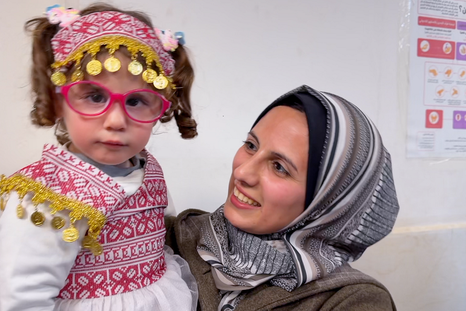 Sundus al-Kurd y su hija Bisan habían estado separadas durante más de dos años. Sundus al-Kurd y su hija Bisan habían estado separadas durante más de dos años.