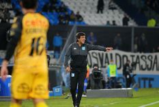 El DT analizó el triunfo en el Cilindro. Foto: Fotobaires El DT analizó el triunfo en el Cilindro. Foto: Fotobaires