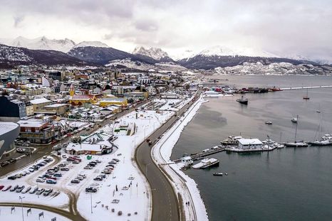 El fuerte terremoto tuvo epicentro a 700 kilómetros de Usuhaia. Foto Télam