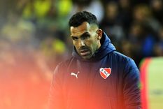 Carlos Tevez sigue sin perder en Independiente. Foto: Télam Carlos Tevez sigue sin perder en Independiente. Foto: Télam