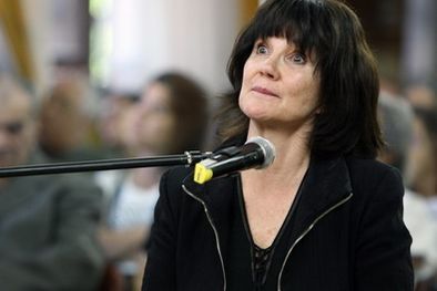 MDZol | Silvia Ontiveros, durante el primer juicio a represores en Mendoza. Foto: Gentileza Tribunales Federales