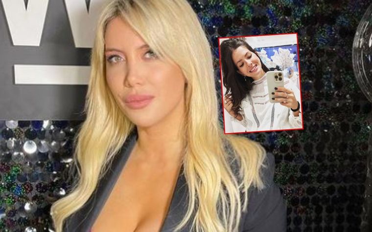 Feliz concidencia Wanda le pisó los talones a la China con un look similar.