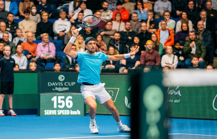 Pedro Cachín El argentino cayó en el primer partido de la serie ante Finlandia.