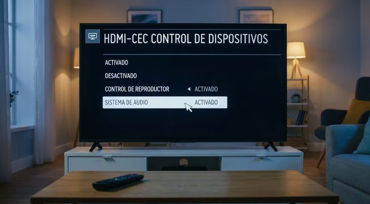 Cada fabricante usa un nombre distinto, como Anynet+, SIMPLINK, BRAVIA Sync o EasyLink, según marca. Cada fabricante usa un nombre distinto, como Anynet+, SIMPLINK, BRAVIA Sync o EasyLink, según marca.
